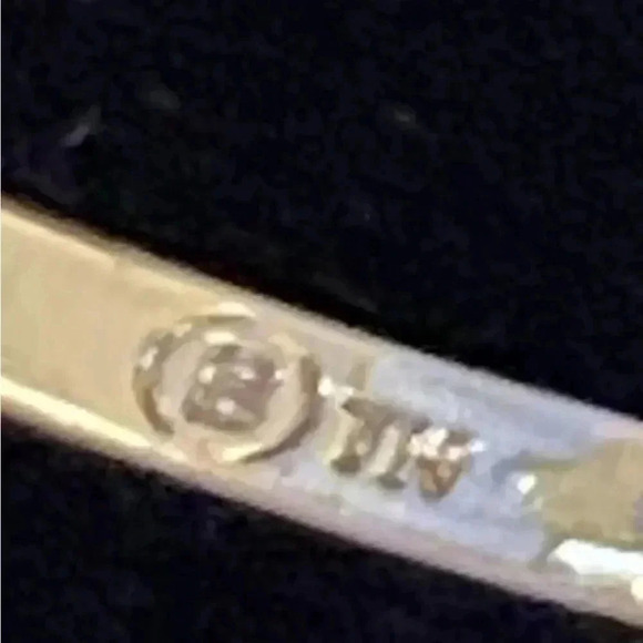 SNAKE RING Fine Silver Plate Open Wrap Design Diamond Accent Size 7 NWT - Picture 6 of 8